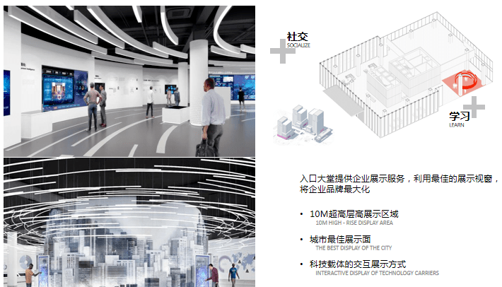 大堂功能，多元化的空间设计与使用